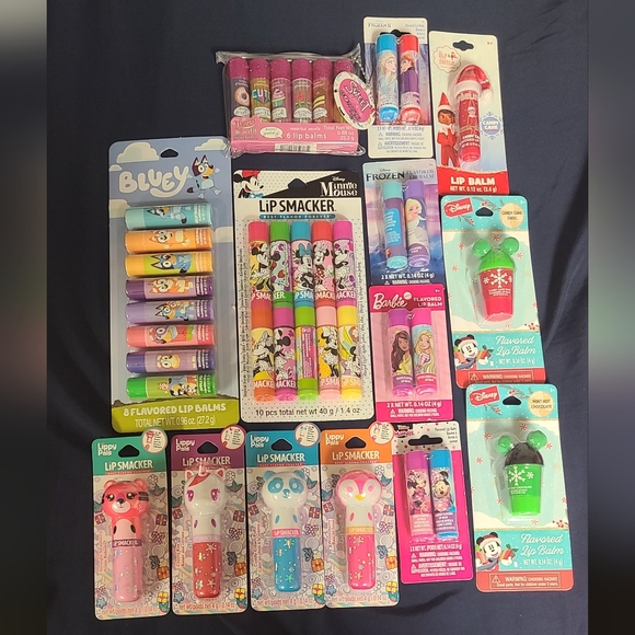 Lip balm lot - over 38 lip balms all New in package - Picture 1 of 9